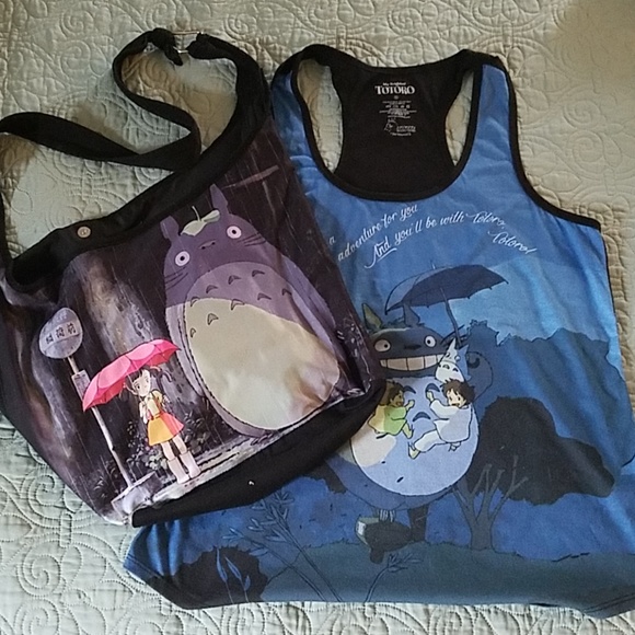 Hot Topic Handbags - Totoro! Purse and tank top!